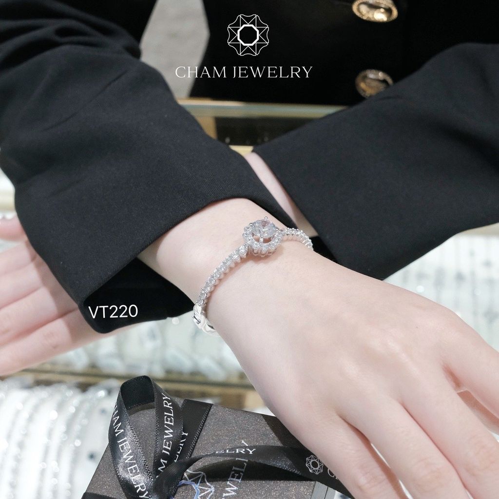 Vòng Tay VT220 CHAM JEWELRY, Chủ 9.0mm (Barcode TVB109V)