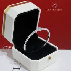 Vòng Tay VT239 CHAM JEWELRY, Chủ 4.0mm (Barcode TV223).