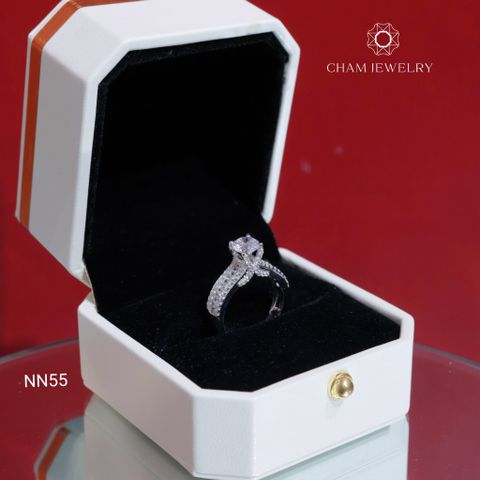 Nhẫn NN55 CHAM JEWELRY, Chủ 6.0mm (Barcode TNN1484) .