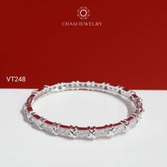 Vòng Tay CHAM JEWELRY VT248, Vòng Kiểu Bản 4.0mm (Barcode PVH372)