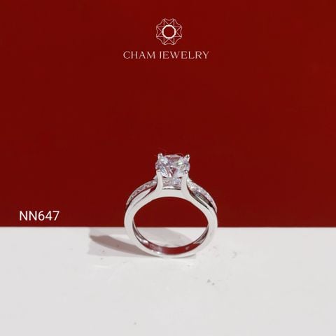 Nhẫn NN647 CHAM JEWELRY, Chủ 7.0mm( Barcode TNN1977).
