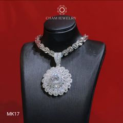Mặt Dây Chuyền MK17 CHAM JEWELRY, Chủ 7.5mm (Barcode TMA1797).