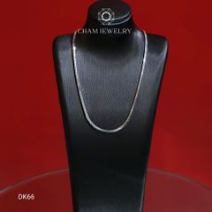 Dây Chuyền CHAM JEWELRY DK66. Dây Mì Bảng 1.3mm ( Barcode CVGCX45).