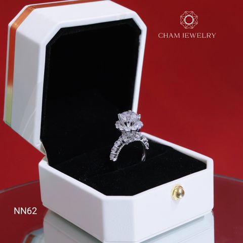 Nhẫn NN62 CHAM JEWELRY, Chủ 8.0mm (Barcode TNN1705)