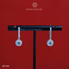 Hoa Tai CHAM JEWERLY BT109, Chủ 4.5mm ( Barcode TVB109B).