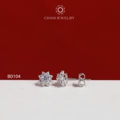 Hoa Tai BD104 CHAM JEWELRY , Chủ 3.5mm ( Barcode TBD1846).