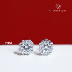 Hoa Tai BV158 CHAM JEWERLY, Chủ 5.0mm (Barcode TBV428)