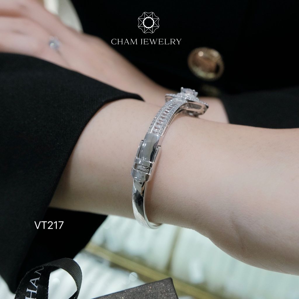 Vòng Tay VT217 CHAM JEWELRY Chủ 6.0mm (Barcode CV6028)