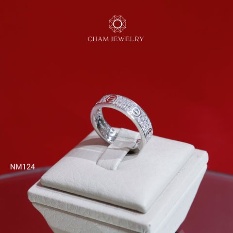 Nhẫn CHAM JEWELRY NM124, Bản 5.0mm ( Barcode CN7401).