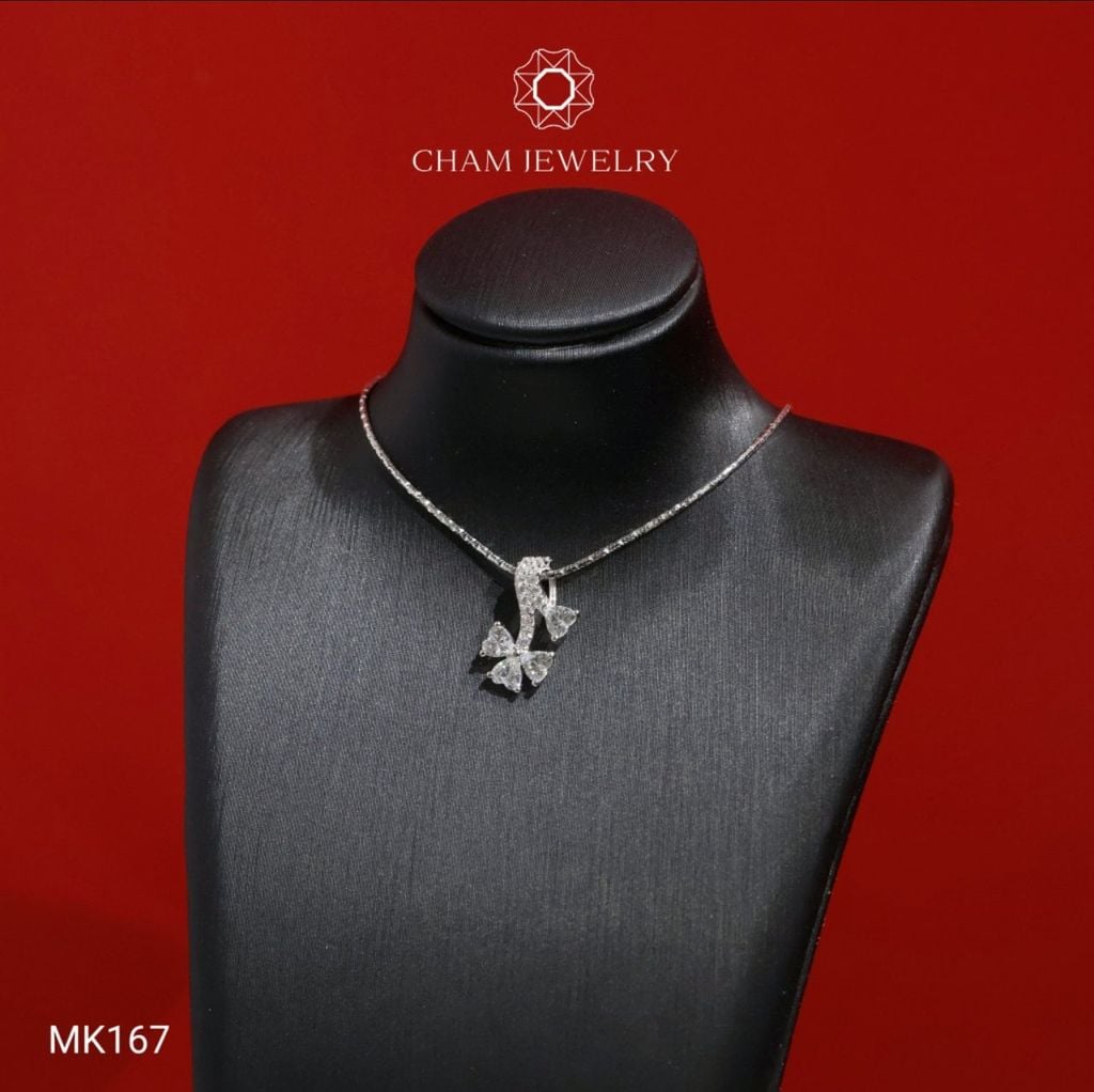 Mặt Dây Chuyền MK167 CHAM JEWELRY, Cỏ 3 Lá (Barcode TMX276)
