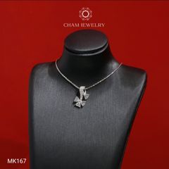 Mặt Dây Chuyền MK167 CHAM JEWELRY, Cỏ 3 Lá (Barcode TMX276)