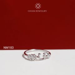 Nhẫn NM183 CHAM JEWELRY, Nhẫn Kiểu (Barcode TNT958).