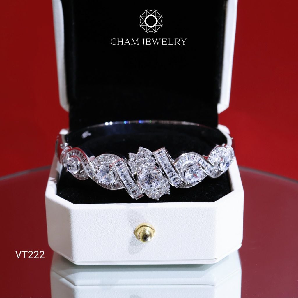 Vòng Tay VT222 CHAM JEWELRY, Chủ 6.5mm (Barcode CV6733).