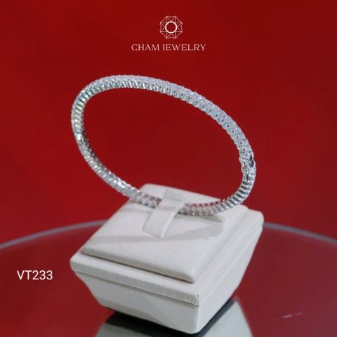 Vòng Tay CHAM JEWELRY VT233, Vòng Full Đá 2.0mm (Barcode TV211).