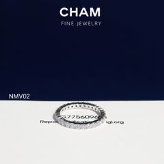 Nhẫn Nữ NMV02 2.0mm Vàng 10k Kim Cương Lab Grown Diamond