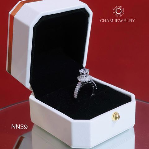 Nhẫn CHAM JEWELRY NN39, Chủ 6.0mm (Barcode TNN1656)