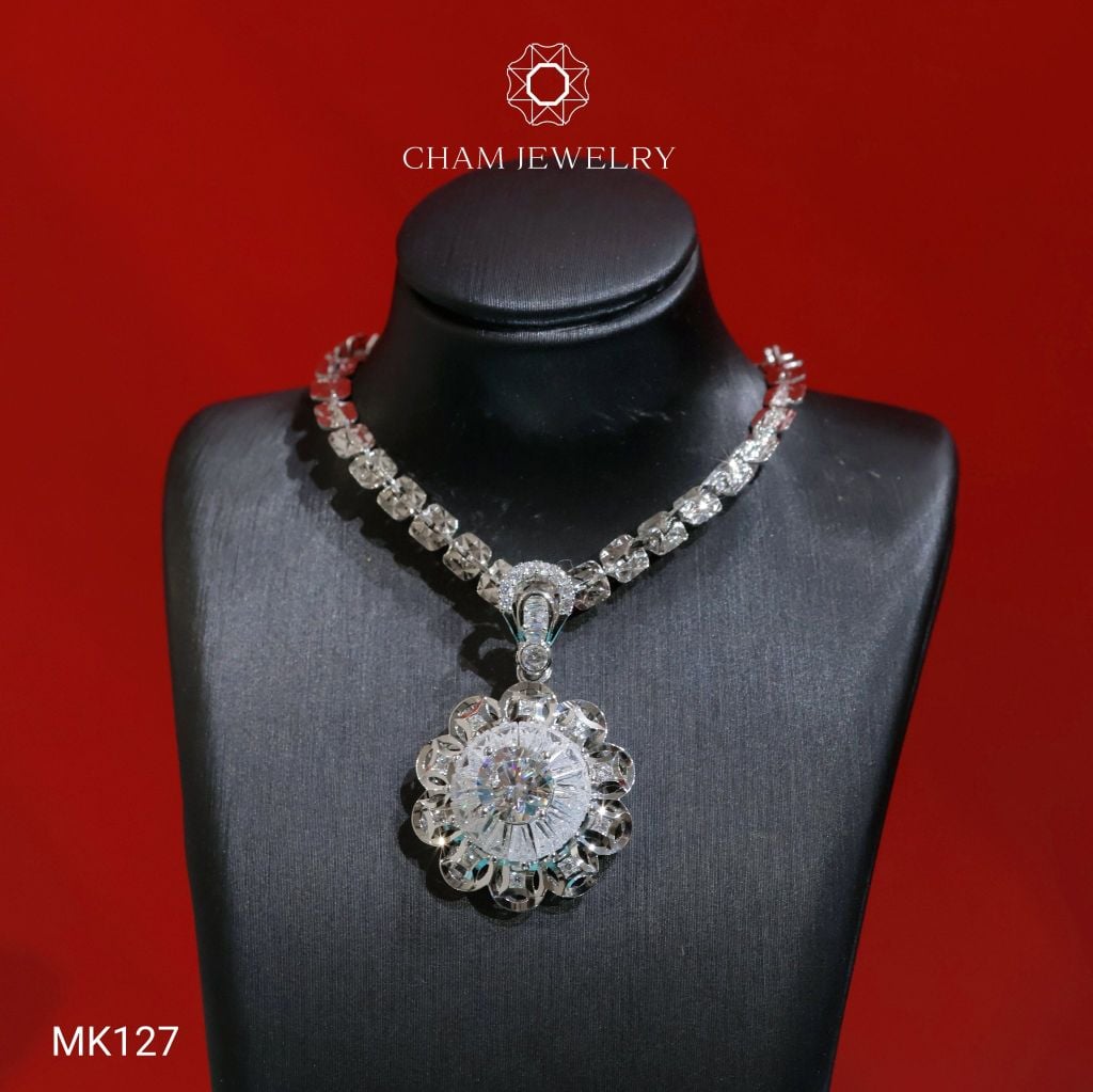 Mặt Dây Chuyền MK127 CHAM JEWELRY, Mặt Kim Tiền Chủ 7.0mm (Barcode TMA1719)