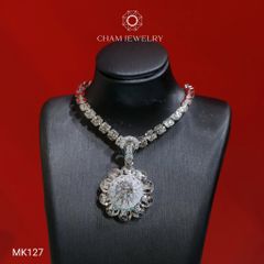Mặt Dây Chuyền MK127 CHAM JEWELRY, Mặt Kim Tiền Chủ 7.0mm (Barcode TMA1719)