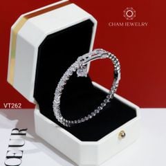Vòng Tay CHAM JEWELRY VT262, Vòng Kiểu Đá 3.5mm (Barcode PVH370)