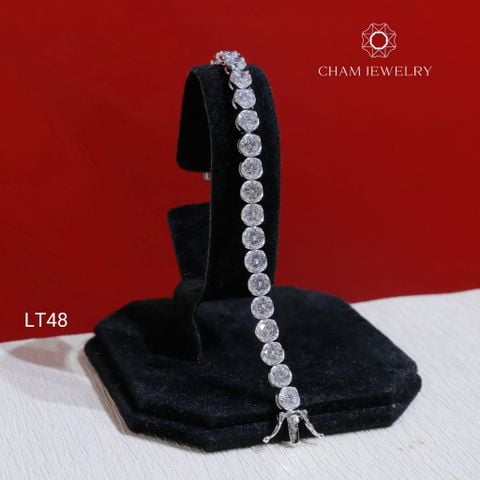 Lắc Tay CHAM JEWELRY LT48, Lắc Tenic 5.0mm (Barcode KLT08)