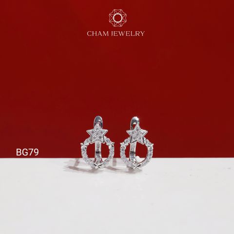 Hoa Tai BG79 CHAM JEWELRY, Hoa Tai Ngôi Sao (Barcode TBG1072).