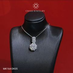 Mặt Dây Chuyền MK164, Mặt Hoa, CHAM JEWELRY Chủ 6.0mm (Barcode TMA1866)