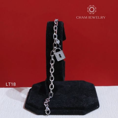 Lắc Tay CHAM JEWELRY LT18, Lắc Tay Ổ Khóa (Barcode  CL6767)