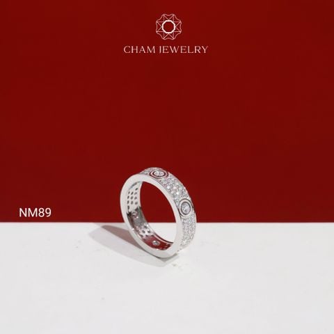 Nhẫn NM89 CHAM JEWELRY, Bản 5.0mm (Barcode CN803795)
