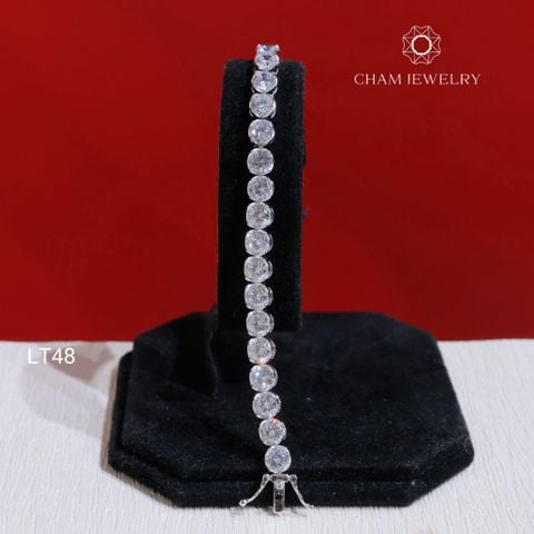 Lắc Tay CHAM JEWELRY LT48, Lắc Tenic 5.0mm (Barcode KLT08)