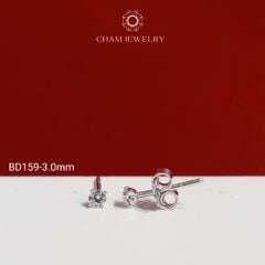 Hoa Tai BD159 CHAM JEWELRY, Đá New Zeland Khóa Đẩy (Barcode TBH28 TBH41-TBH40-TBH64-TBH80-TBH42-TBH98).