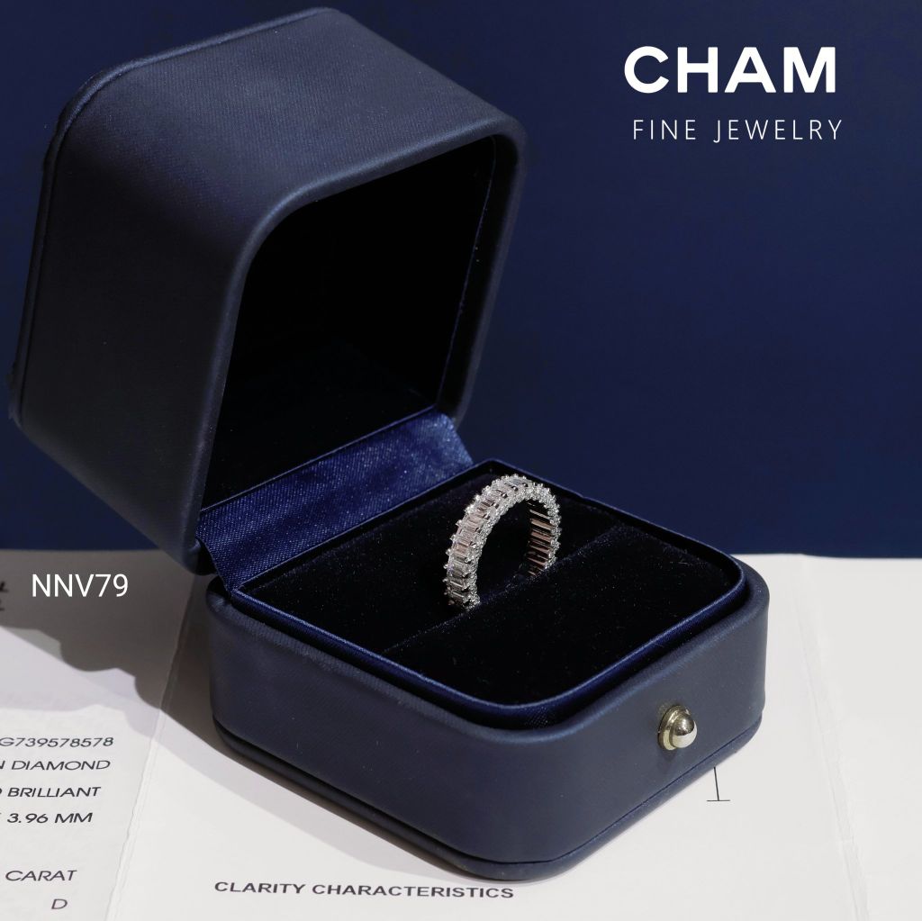 Nhẫn Nữ NNV79 Vàng 10k Kim Cương Lab Grown Diamond (Barcode DNU07)