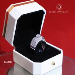 Nhẫn Nam NA107 CHAM JEWELRY, Chủ 6.0mm (Barcode TNNA430).