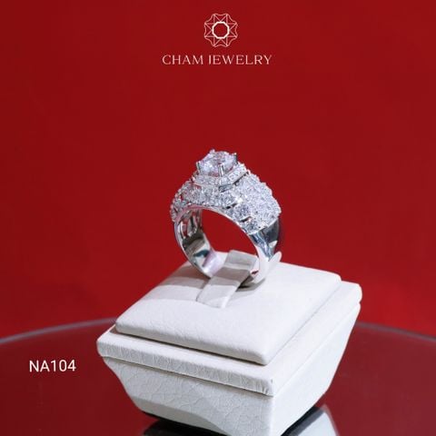 Nhẫn Nam NA104 CHAM JEWELRY, Chủ 7.0mm (Barcode TNNA422).
