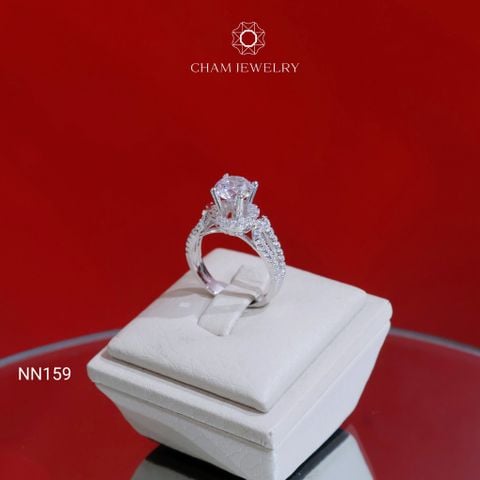 Nhẫn NN159 CHAM JEWELRY, Chủ 7.0mm (Barcode TNN1774).