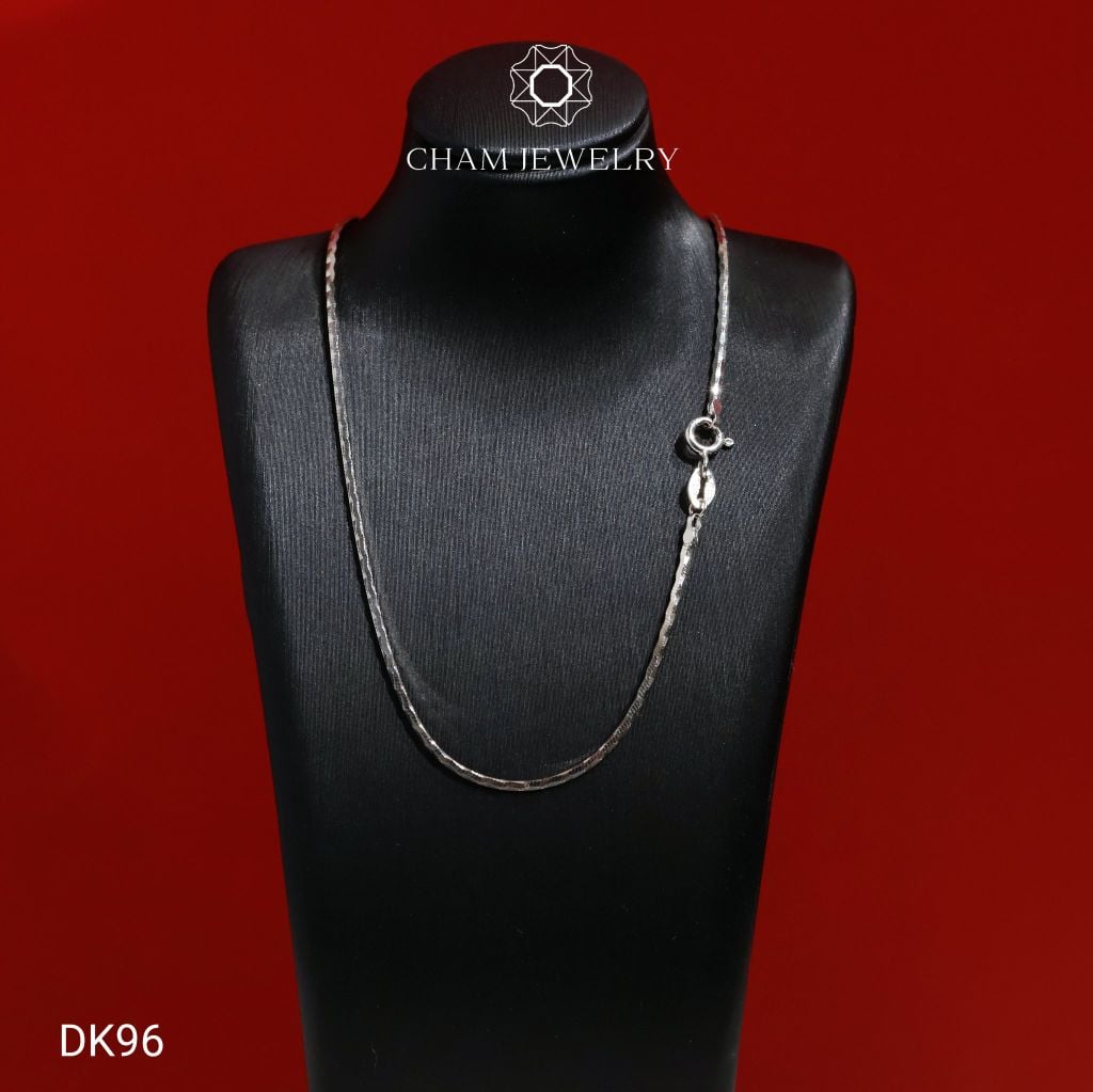 Dây Chuyền CHAM JEWELRY DK96, Dây Mì Kim Cương Bản 1.3mm (Barcode CDYR0691-TDY698- TDBC868)