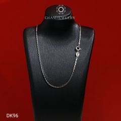 Dây Chuyền CHAM JEWELRY DK96, Dây Mì Kim Cương Bản 1.3mm (Barcode CDYR0691-TDY698- TDBC868)