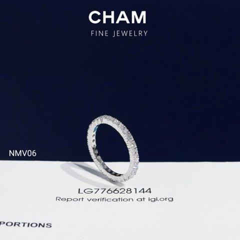 Nhẫn Nữ NMV06 Vàng 10k Kim Cương Lab Grown Diamond (Barcode CNNV01)