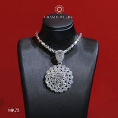 Mặt Dây Chuyền MK72 CHAM JEWELRY, Chủ 8.0mm (Barcode CM6044)