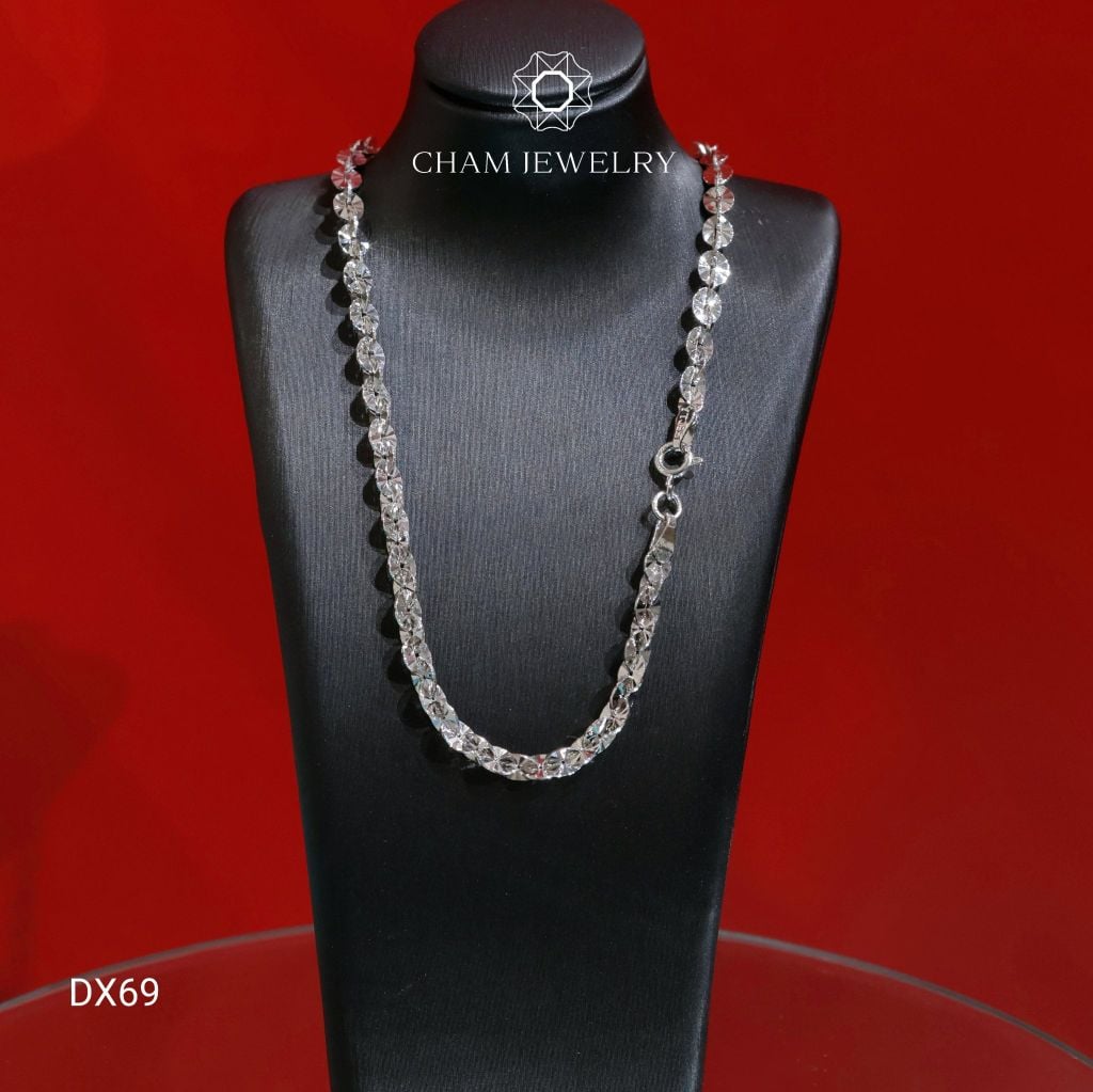 Dây Xoắn DX69 CHAM JEWELRY, Dây Xoắn Ovan Chạm Máy Bản 4.0mm (TDBC888)