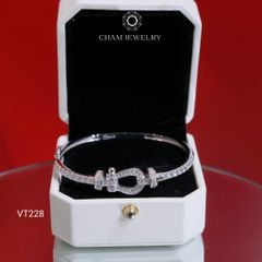 Vòng Tay VT228 CHAM JEWELRY, Vòng Kiểu Bản 3.0mm (Barcode TV207).