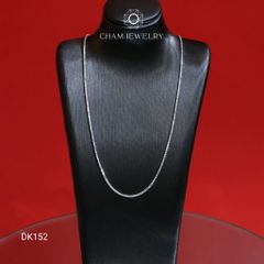 Dây Chuyền DK152 CHAM JEWELRY, Dây Mì Kim Cương Bản 1.0mm (Barcode CDYR97).