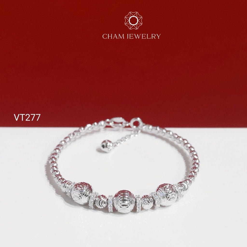 Vòng Tay VT277 CHAM JEWELRY , Vòng Bi Kiểu 7.5mm (CBTV6C)