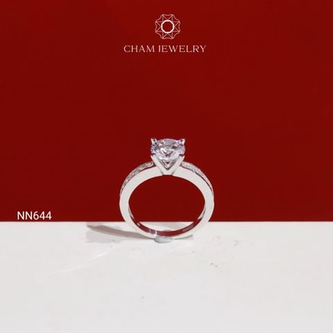 Nhẫn NN644 CHAM JEWELRY, Chủ 7.5mm( Barcode TNN1976).
