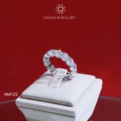 Nhẫn CHAM JEWELRY NM125, Nhẫn Full Đá 4.5mm ( Barcode CN6793).