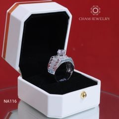 Nhẫn Nam NA116 CHAM JEWELRY, Chủ 7.5mm (Barcode NNNA3).
