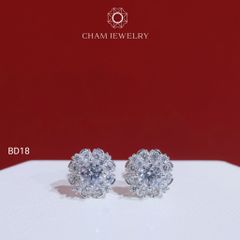 Hoa Tai CHAM JEWERLY BD18, Chủ 4.5mm (Barcode TBD1418)