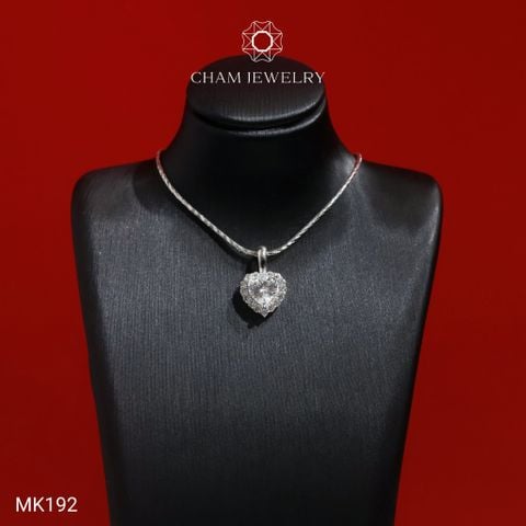 Mặt Dây Chuyền MK192 CHAM JEWELRY, Mặt Kiểu Chủ Trái Tim 5x6mm (Barcode TMX419)