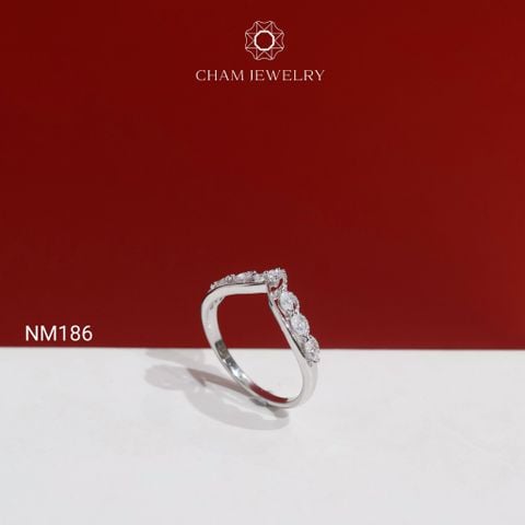 Nhẫn NM186 CHAM JEWELRY, Nhẫn Vương Miện (Barcode TNT838).