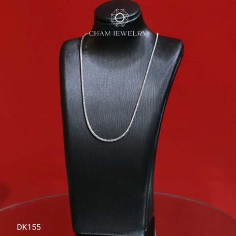 Dây Chuyền DK155 CHAM JEWELRY, Dây Mì Kim Cương 1.2mm (Barcode CH2D20).