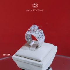 Nhẫn Nam NA119 CHAM JEWELRY, Chủ 8.0mm (Barcode TNNA439)